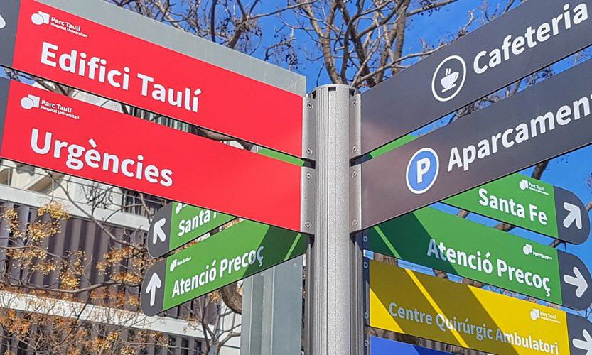 Enllaç al Directori de serveis assistencials del Parc Taulí per edificis